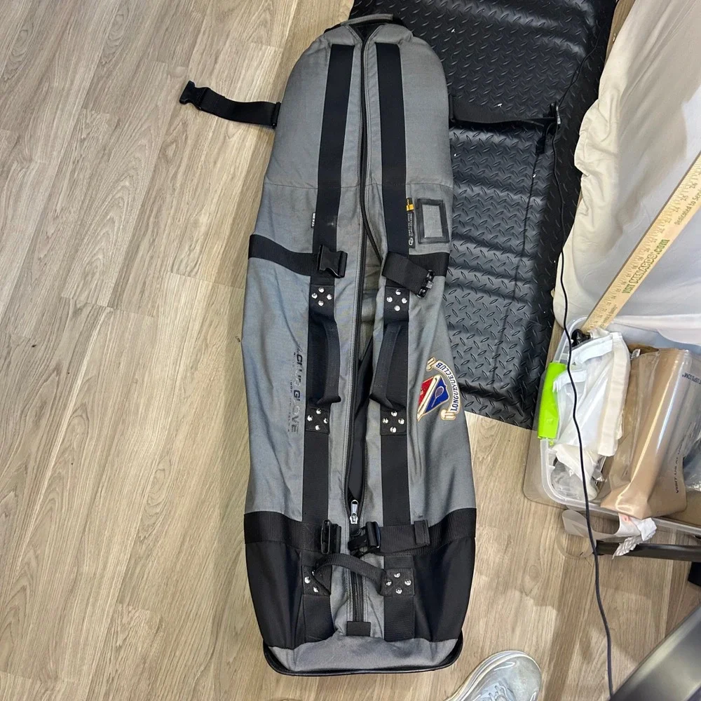Club Glove Gorpcore Rolling Golf Travel Bag Large Cordura Sporty Grey